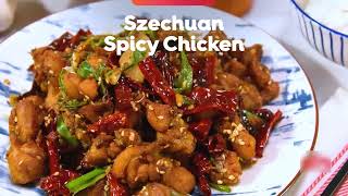 Szechuan Spicy Chicken [upl. by Anaitsirk]