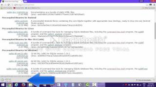 SQLite  How to Install SQLite3 in Windows [upl. by Martens589]