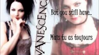 Evanescence  My Immortal Lyrics  French Translation [upl. by Charlotte]