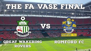 Matchday Vlog Romford FC VS Great Wakering Rovers  The FA Vase Final  AFC Finners  Vlog [upl. by Adnara]