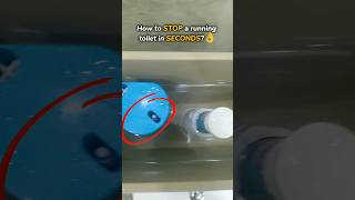 How to STOP running toilet in SECONDS DIY How to stop toilet that keeps running diy repairing [upl. by Damick915]