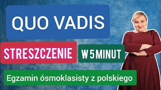 Qvo Vadis streszczenie w 10 minut na egzamin ósmoklasisty [upl. by Scriven]