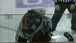 Bob Probert vs Jeff Odgers Mar 20 1999 [upl. by Ived]