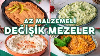 Bu Az Malzemeli 6 Değişik Mezeyle Ufkunuz Genişleyecek  Meze Tarifleri [upl. by Dickie]