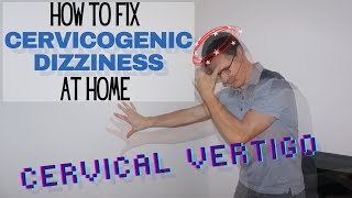 How to Get Rid of Cervicogenic Dizziness  Cervical Dizziness Exercises  Dr Jon Saunders [upl. by Ydarg228]