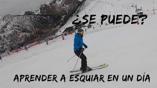 Aprender a esquiar mi experiencia en un Vlog [upl. by Dnalram737]