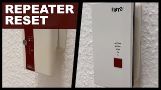 Fritz Repeater Reset Zurücksetzen und für Einstellungen neu verbinden [upl. by Giffard]