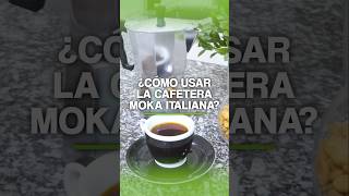 Cafetera moka italiana ☕️ Así se usa una de las cafeteras más populares del mundo 🌎 ✨ [upl. by Akirat]