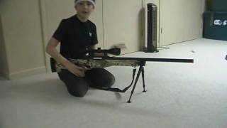 LEAPERS UTG L96 AIRSOFT SNIPER RIFLE REVIEW [upl. by Nalepka]