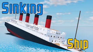 Roblox Sinking Ship [upl. by Docile977]