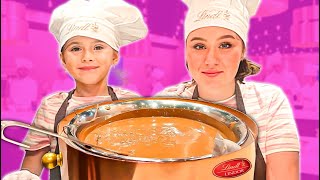 Ruby and Bonnie make Chocolate at the Lindt Factory [upl. by Brander]