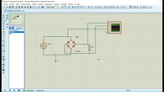 Rectificador de onda completa proteus [upl. by Adelaja]