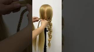 Tutorial on double ponytails for girls  simple and easy to use hairstyle tutorial hairtutorial [upl. by Negrom]