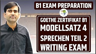 Goethe Zertifikat B1  Modellsatz 4  Schreiben Teil 2  Writing Exam  Learn German B1 [upl. by Tyne]