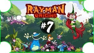 Zagrajmy w Rayman Origins 7  Ględzące Groty  Świat 7 [upl. by Mcnelly686]