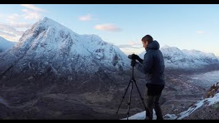 Landscape Photography Winter in the Mountains of Glencoe [upl. by Surtemed888]