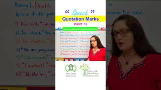 Using Speech Marks  Punctuating Direct Speech  EasyTeaching english writing punctuation speech [upl. by Bettine]