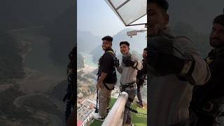 Himalayan Bungy Rishikesh bungee bungeejumping jumping adventure trending viral bungy shorts [upl. by Ase]