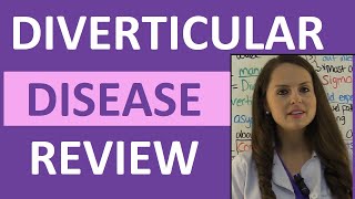 Diverticulitis  Diverticular Disease Nursing  Diverticulosis Symptoms Diet Treatment NCLEX [upl. by Eillah997]