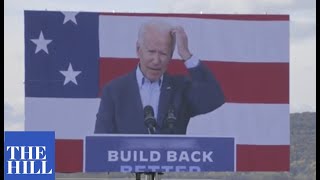 Trump plays highlight reel of CRINGE Biden moments in final stretch of 2020 presidential campaign [upl. by Elik767]