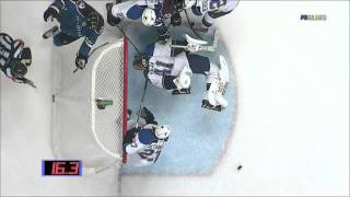 Jaroslav Halak unbelievable OT save 12211 [upl. by Jeana]