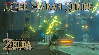 Zelda Breath Of The Wild Playthrough Gee Harah Shrine Tandem All Chests [upl. by Drawyah]