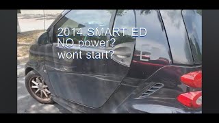 battery install electric Smart Car fortwo ED wont start no power 2014 Smart electric Drive [upl. by Mcclenon]