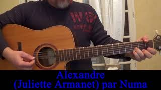 Alexandre Juliette Armanet reprise à la guitare 2017 [upl. by Deste]