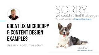 Great UX Microcopy amp Content Design Examples  Design Tool Tuesday Ep46 [upl. by Belldame68]