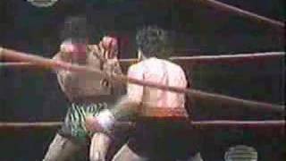 SALVADOR SANCHEZ VS JOSE SANTANA [upl. by Auqinaj]