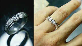 how to make silver ring for women  handmade jewelry [upl. by Sidman82]