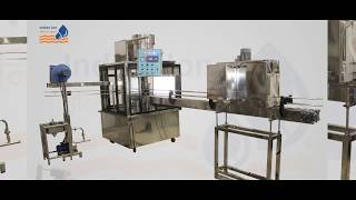 20 BPM SEMI AUTO BOTTLING MACHINE INDIAN ION EXCHANGE CHEMICALS LTD [upl. by Jezrdna]