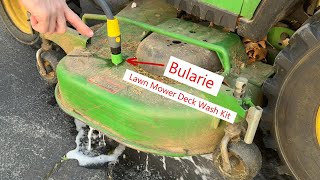 Bularie Lawn mower deck wash kit easy install amp works great tractor lawnmower lawnmaintenance [upl. by Rockwood734]