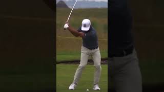 Open Champion Golfer of the Year Xander Schauffele Iron Swing Slow Motion FO [upl. by Neva]