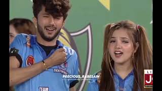 Rabeeca Hussain cutes moments in Game show rabesain rabeecahussain shiningrabesain [upl. by Lehar]