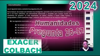 Humanidades 26 y 27 Exacer Guía 2024 [upl. by Eeleimaj]