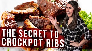 How to Make The Best Crockpot Ribs [upl. by Elianora]