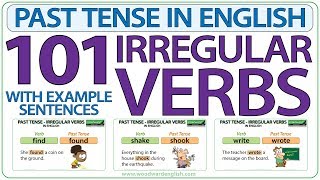 101 Irregular Verbs  Past Tense in English [upl. by Harlamert]