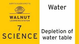 7 Science  Water  Depletion of water table [upl. by Germano]