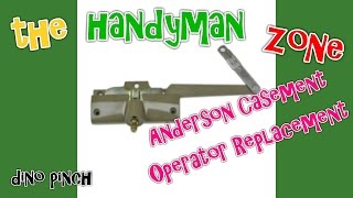 ANDERSON CASEMENT WINDOW operator removal amp ordering correct [upl. by Nivloc]