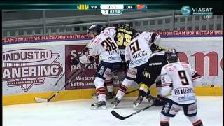 Hockeyallsvenskan 201213 Omgång 33 VIK Västerås HK  Djurgårdens IF [upl. by Muslim]