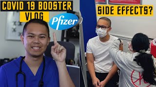 COVID 19 Booster Vaccine Vlog  Pfizer CVS Side Effects [upl. by Eesyak]