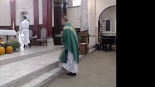 Altar Server 1  Entrance Procession  Server with Processional Cross [upl. by Ayouqat17]