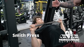 Incline Smith Machine Chest Press  HowTo Training Series [upl. by Nykal]