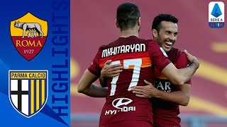 Roma 30 Parma  Mkhitaryans Brace Helps Roma to Third Consecutive Win  Serie A TIM [upl. by Jermain]