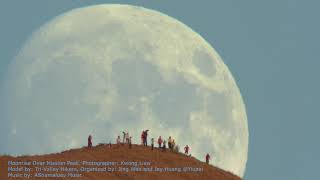 Moonrise Over Mission Peak Hikers [upl. by Ailet560]