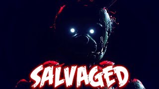 Salvaged  FNaF Song by NateWantsToBattle FNAF REANIMATED LYRIC VIDEO [upl. by Emera]