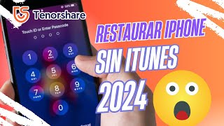 🔔100 Efectivo Programa para Restaurar iPhone sin iTunes 2024 [upl. by Petrine]