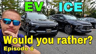 2024 Chevy Blazer EV RS vs 2024 Chevy Blazer RS ICE  Would you Rather  Episode 8 [upl. by Aneekas228]