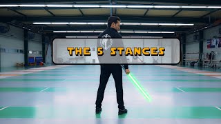 Star Wars Lightsaber Video Game 5 Stances [upl. by Friedrich810]